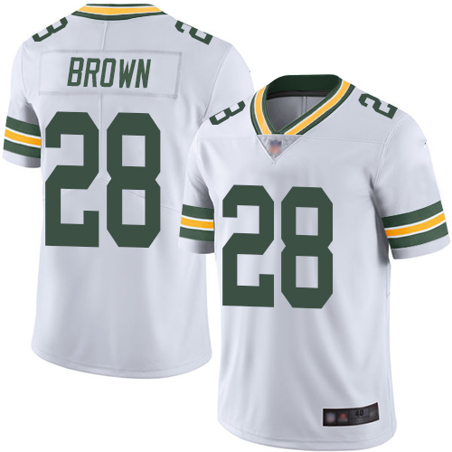 Green Bay Packers Limited White Men #28 Brown Tony Road Jersey Nike NFL Vapor Untouchable->green bay packers->NFL Jersey